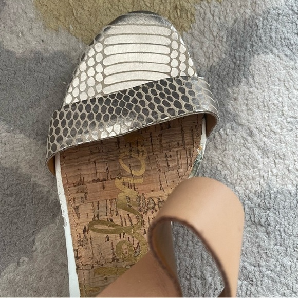 Sam Edelman Tan Leather Wedge Sandals 7.5 - Picture 2 of 12